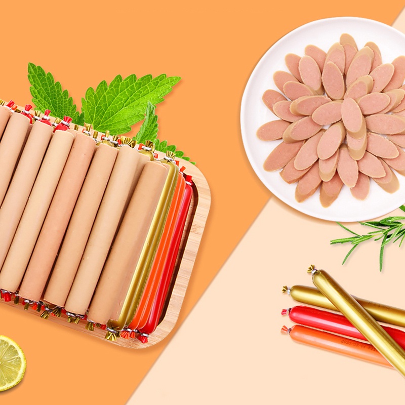 50 100pcs Xúc xích cho Chó Mèo - cung cấp dinh dưỡng cho thú cưng 15gram