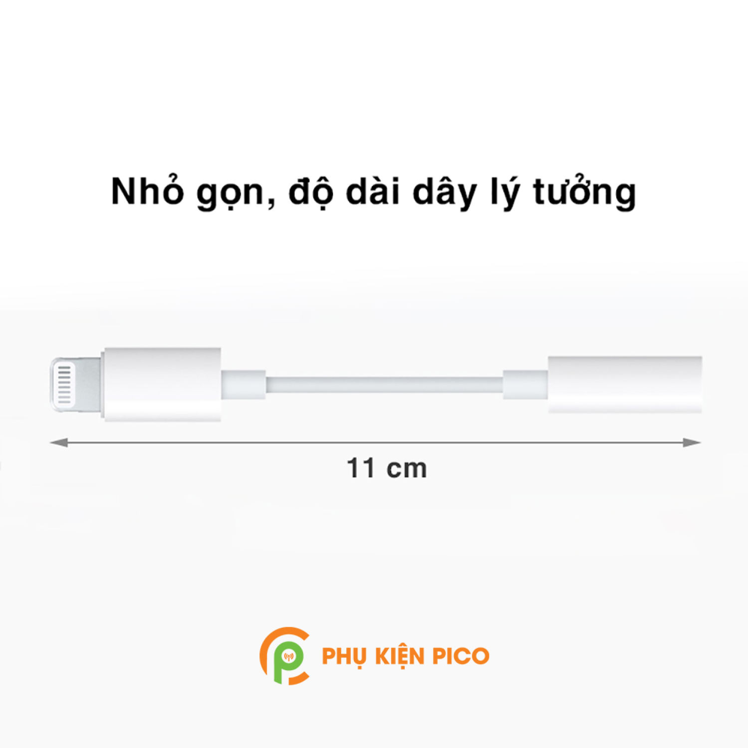 Cáp chuyển đổi Lightning sang 3.5mm dành cho iρhone - Đầu chuyển đổi cổng tai nghe iρhone từ Lightning sang 3.5mm