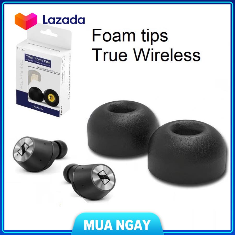 Nút tip đệm tai nghe bọt biển cho tai nghe không dây True Wireless TWS TW30 Pro