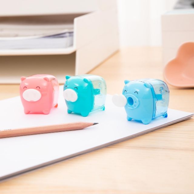 Gọt bút chì hình heo deli 557