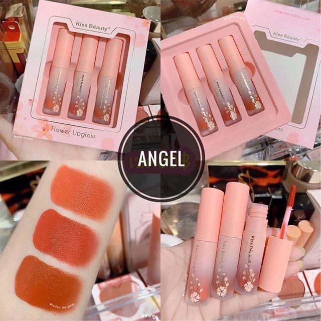 Set 3 cây Son Kem Kiss Beauty