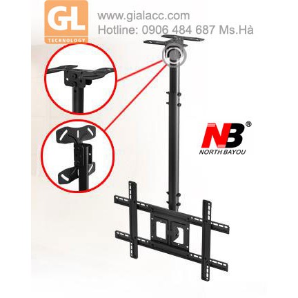 [HCM][Chính Hãng] Khung tivi treo trần nb t560 32inch - 75inch cam kết hàng đúng mô tả chất lượng đảm bảo an toàn đến sức khỏe người sử dụng đa dạng mẫu mã màu sắc kích cỡ