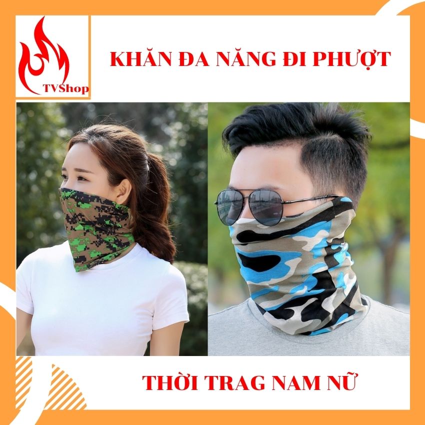Khăn bịt mặt nam đa năng đi phượt, chống nắng, chống bụi
