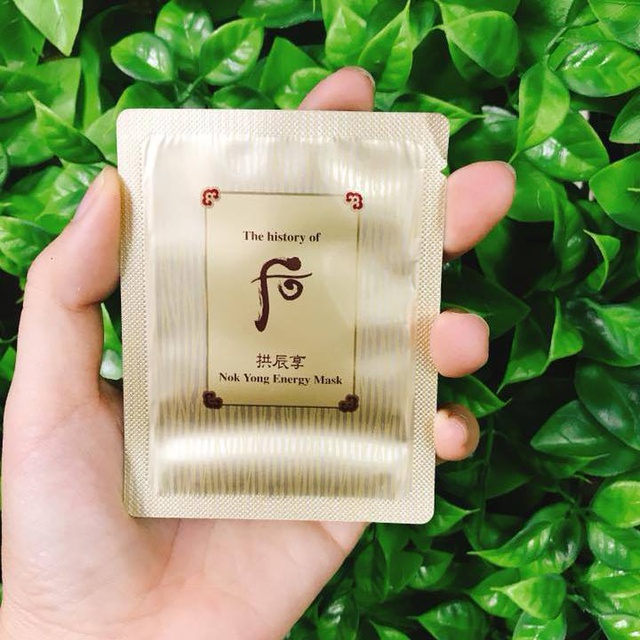 Combo 10 gói sample mặt nạ nóng Whoo Nok Yong Pack, chất lượng sản phẩm đảm bảo an toàn đến sức khỏe người dùng và cam kết hàng đúng mô tả