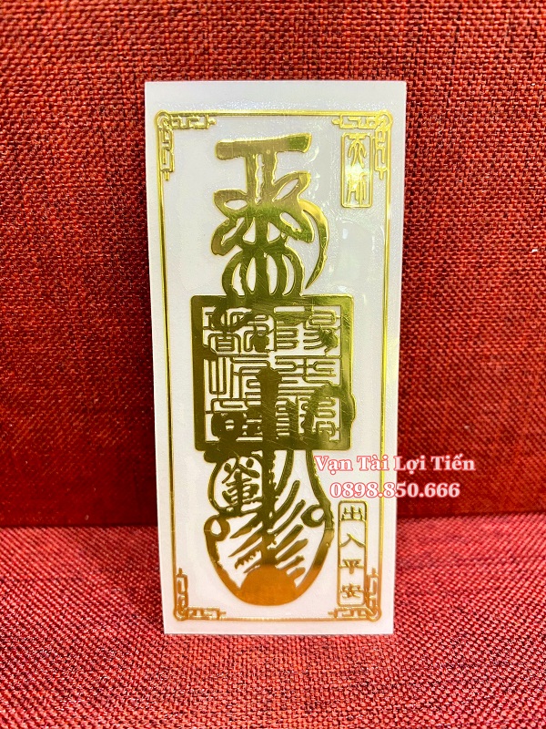 Linh phù dán may mắn thuận lợi bình an