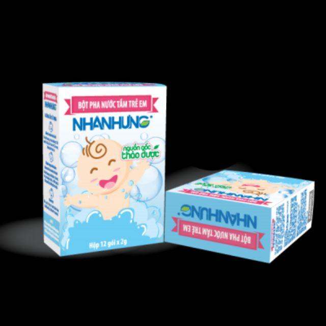 BỘT PHA NƯỚC TẮM TRẺ EM NHÂN HƯNG