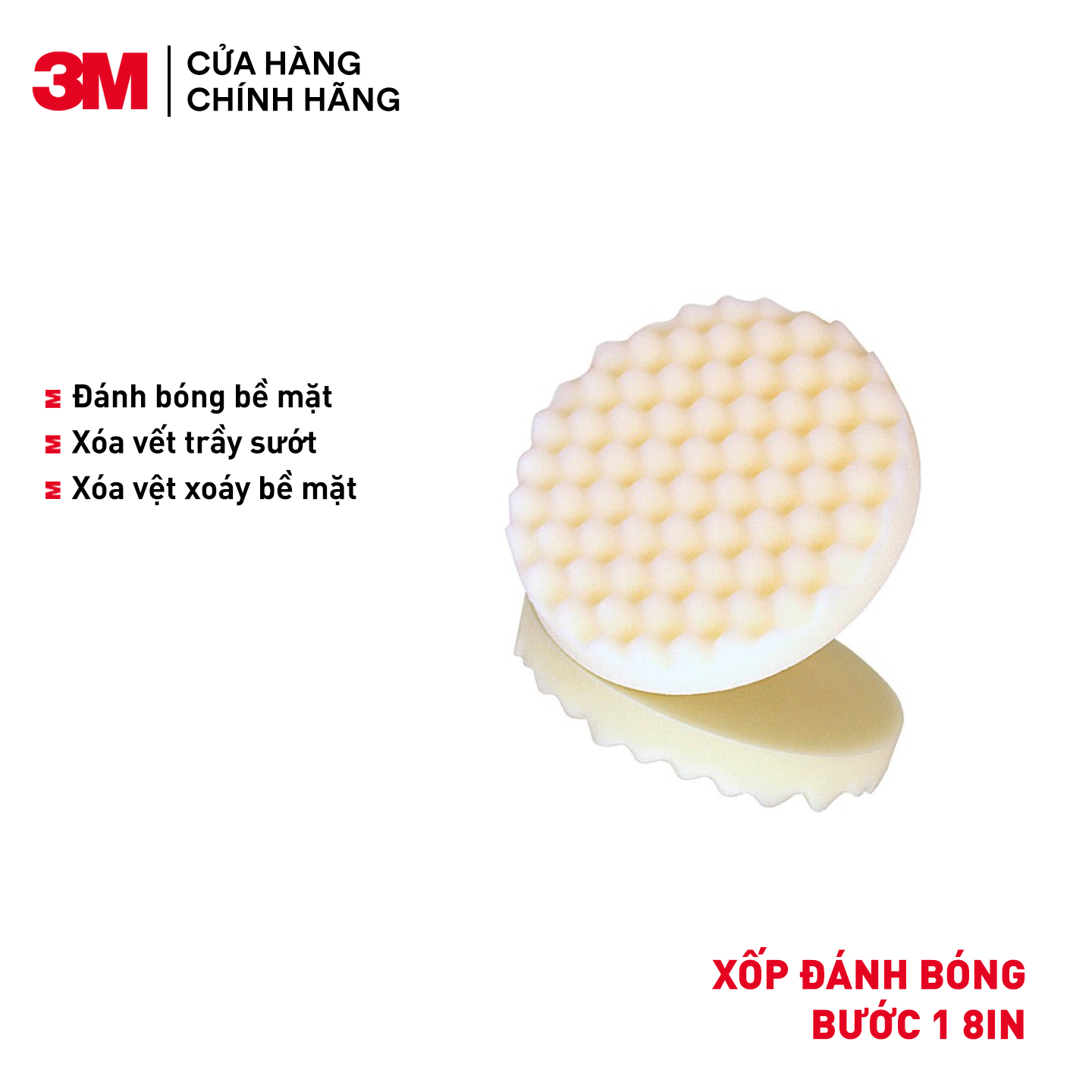 Xốp đánh bóng bước 1 8in 3m 05723 - 1 cặp