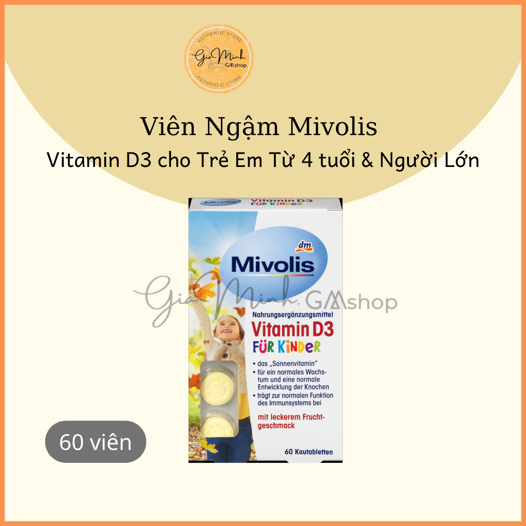 Viên ngậm bổ sung Vitamin D3 Fur Kinder của Đức cho bé từ 4 tuổi - Nội Địa Đức