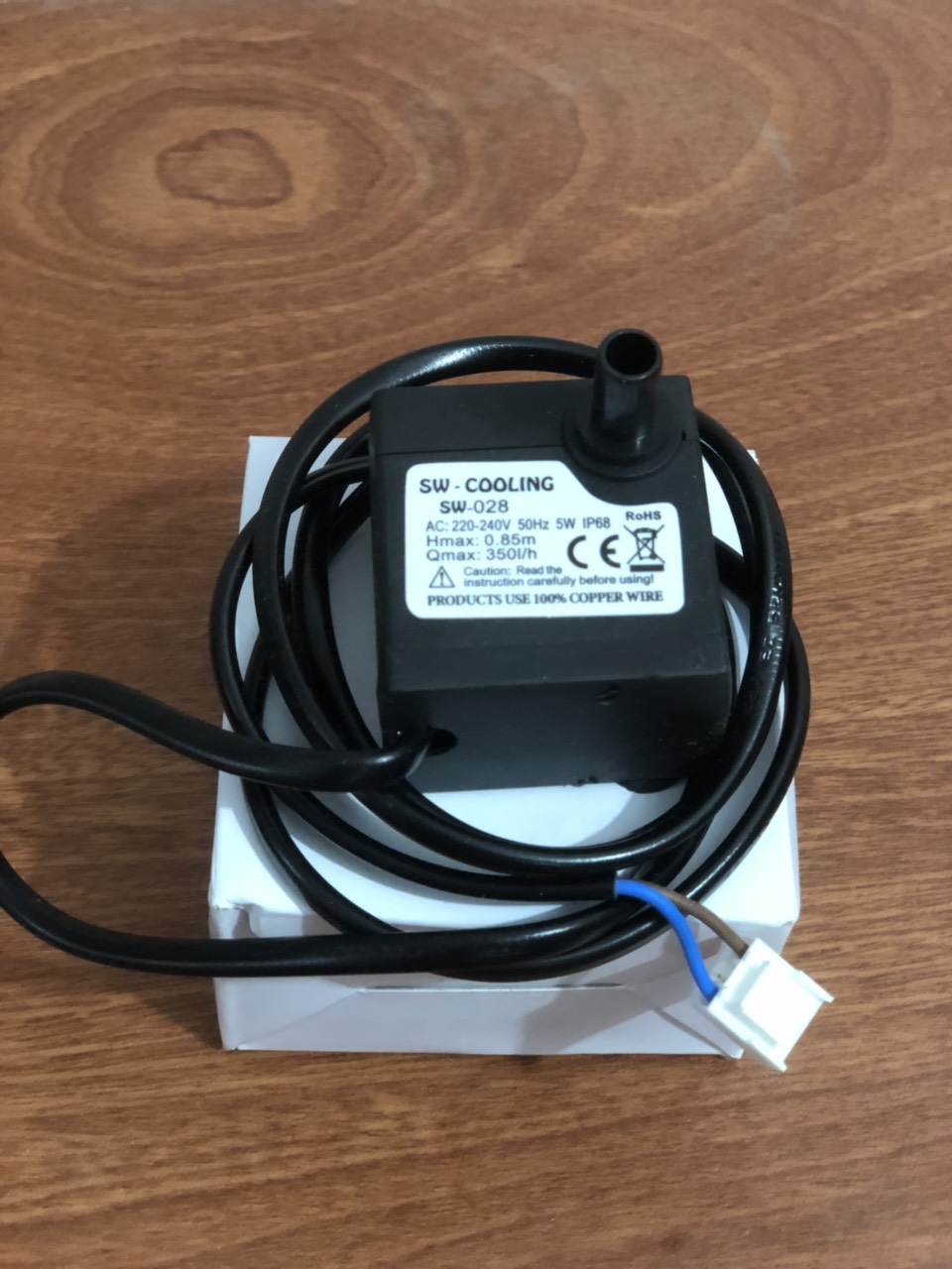 máy bơm 5w cho quạt điều hòa gia đinh hàng chuẩn - máy bơm nước quạt điều hòa 5w - máy bơm quạt hơi nước gia đình