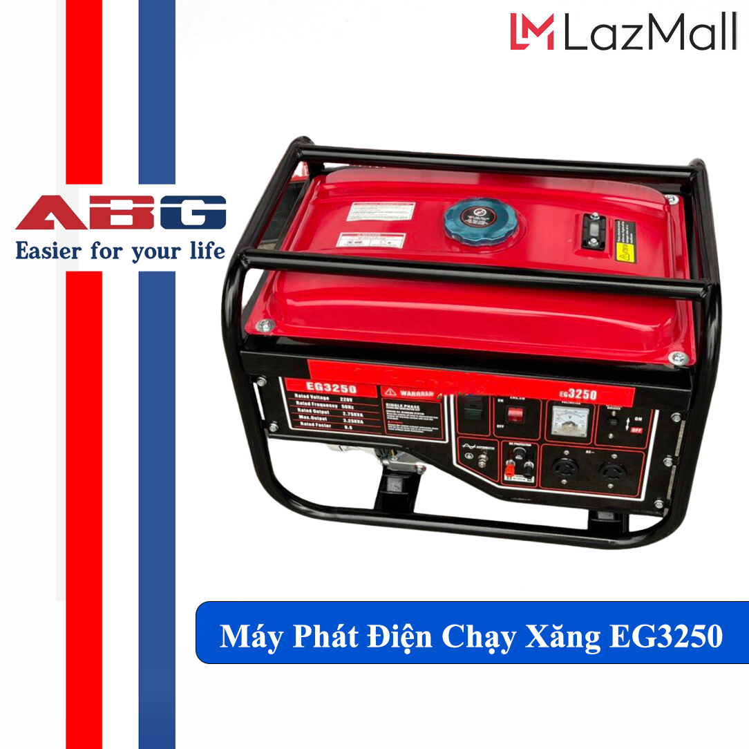  Máy Phát Điện Chạy Xăng Mactool EG3250 3.25KVA - Máy Phát Điện Gia Đình Lắp Ráp Theo Tiêu Chuẩn Quốc Tế Được Áp Dụng Phổ Biến Trong Ngành Xây Dựng Đời Sống 