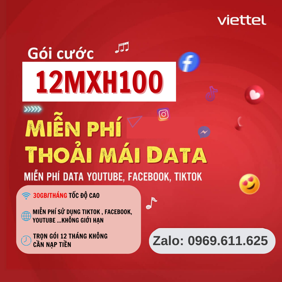 SIÊU SIM 4G Viettel 12MXH100 - 6MXH100 - 12V90B - 12SD125 -  Không Giới Hạn Lưu Lượng Tốc Độ Cao - MAX BĂNG THÔNG - BẢO HÀNH 1 ĐỔI 1 FREESHIP - CHƯA KÍCH HOẠT.