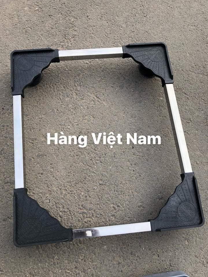 Chân Kệ Tủ Lạnh, Chân Kệ Máy Giặt Inox Đa Năng, Kệ Để Máy Giặt, Kệ Tủ Lạnh Thiết Kế Chắc Chắn - Tiện Dụng - Dễ Dàng Lắp Đặt