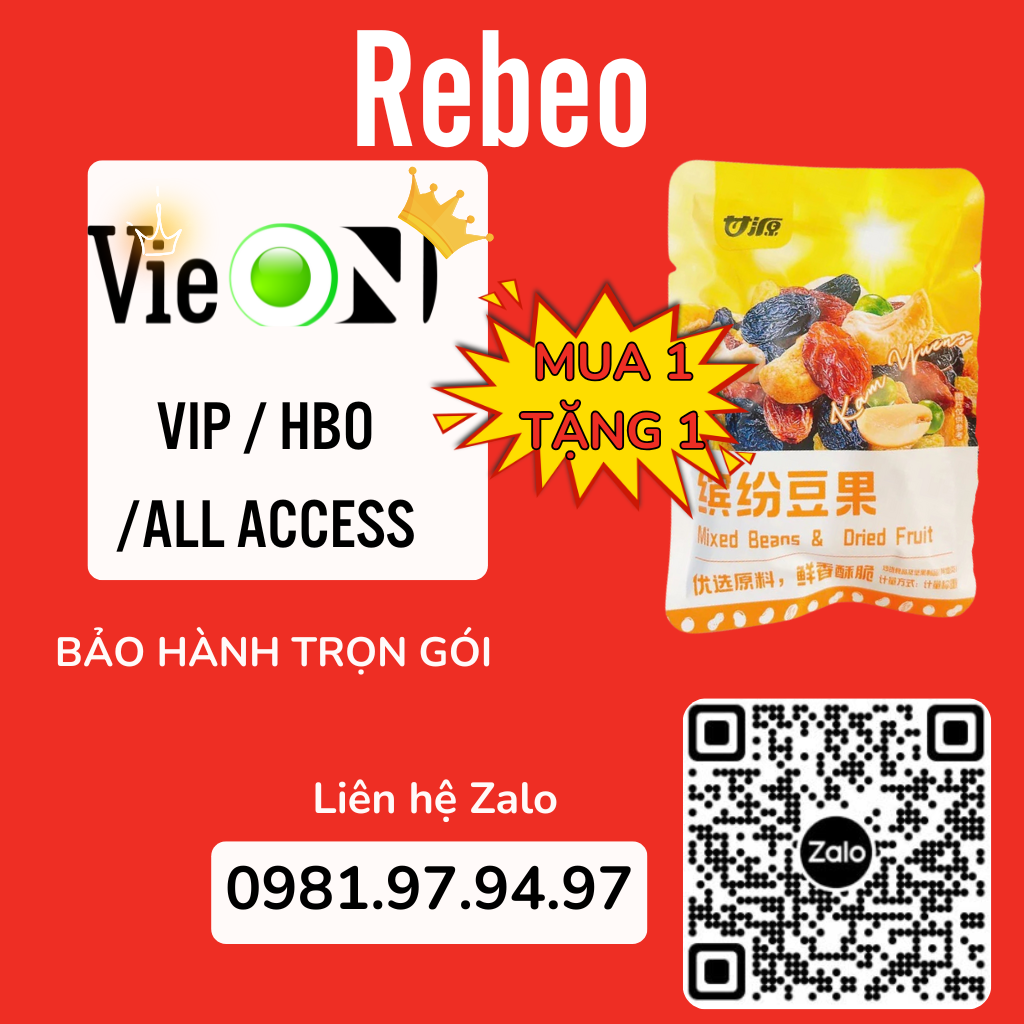 Tài Khoản VieON Vip, VieOn All Access, Vieon HBO Phần Mềm Siêu Ứng Dụng Giải Trí - REBEO Shop