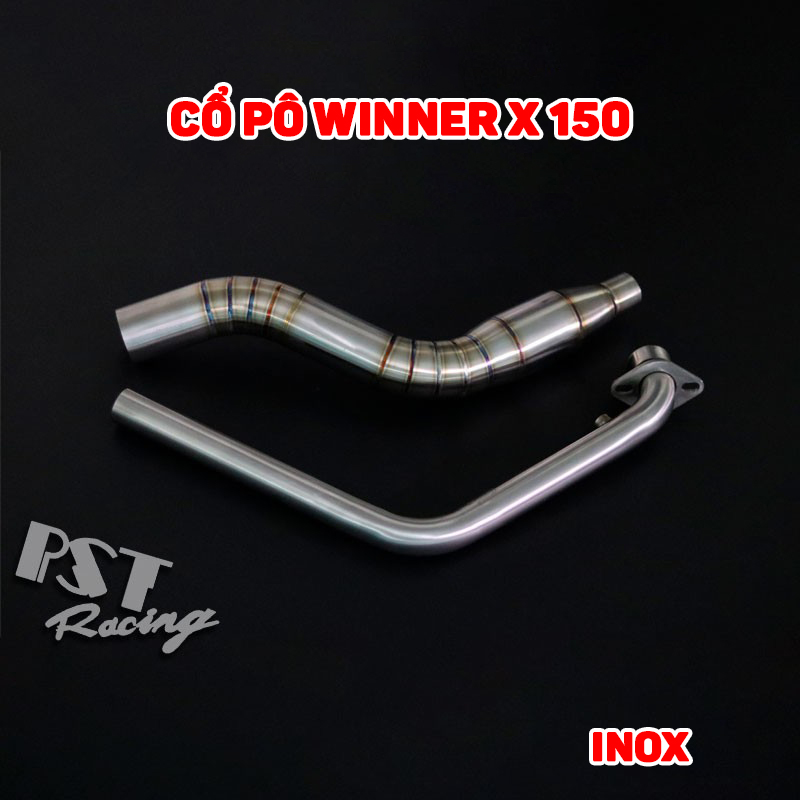 Cổ pô Winner X 150, Cổ pô Winner 150 inox lắp đặt zin