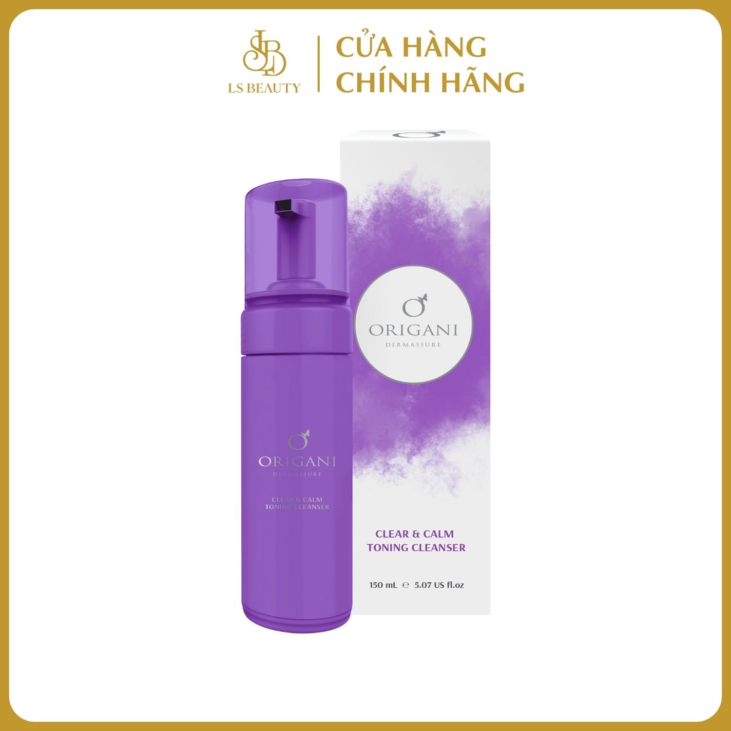 Thương hiệu: Origani Sữa Rửa Mặt Origani Dermassure Clear & Calm Toning Cleanser - Có Chứng Nhận Hữu