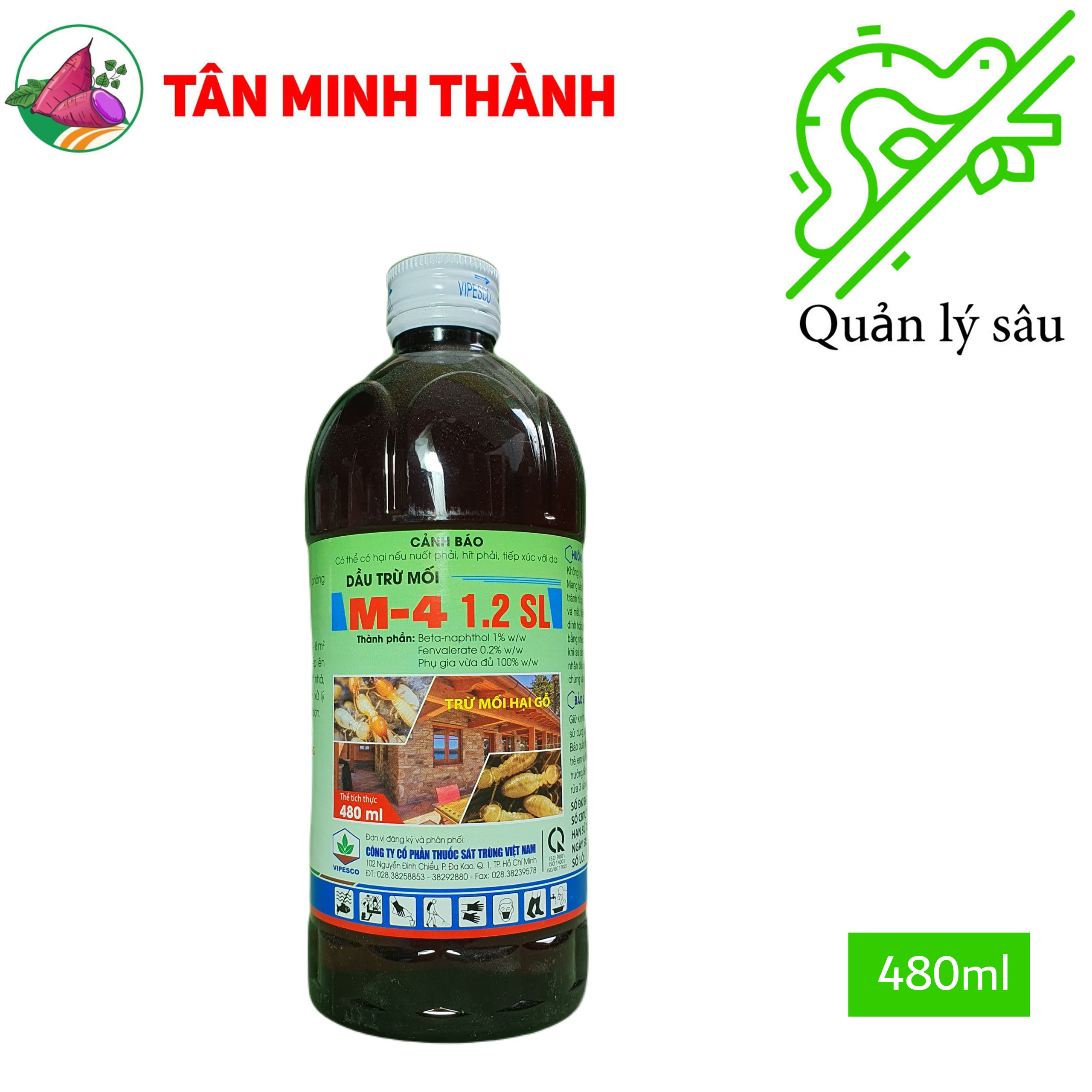 Thuốc trừ mối m-4 vipesco 1.2sl