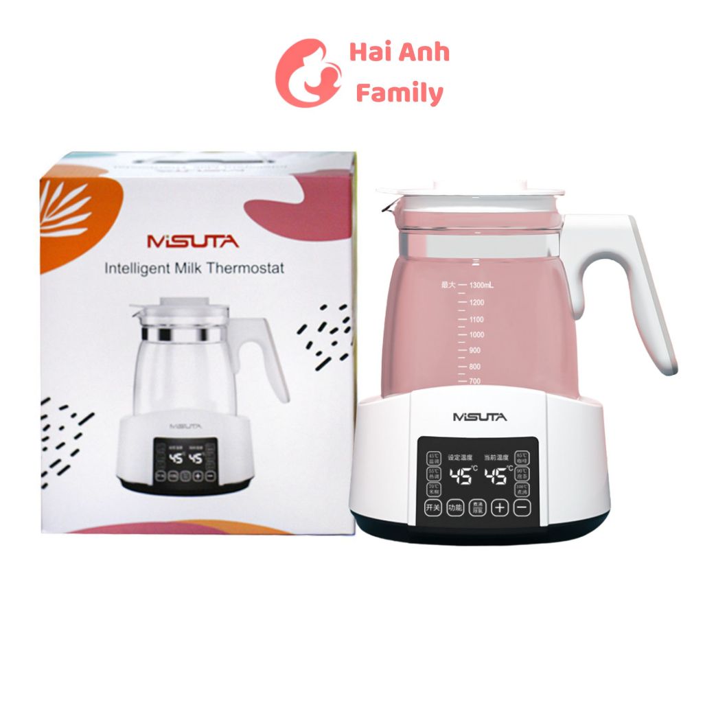 Máy hâm nước pha sữa giữ nhiệt Misuta kèm chức năng đun nước