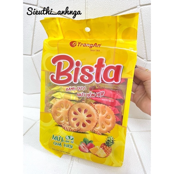 Bánh quy mứt hỗn hợp bista tràng an túi 192g