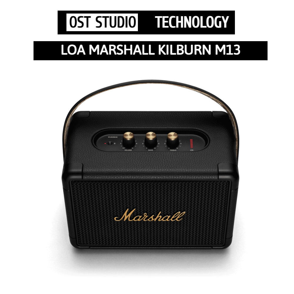 Loa Bluetooth Marshall M13 Phiên Bản Mới Âm Thanh Vòm Pin Cực Trâu. Loa Marshall M13 Thiết Kế Cực Đẹ