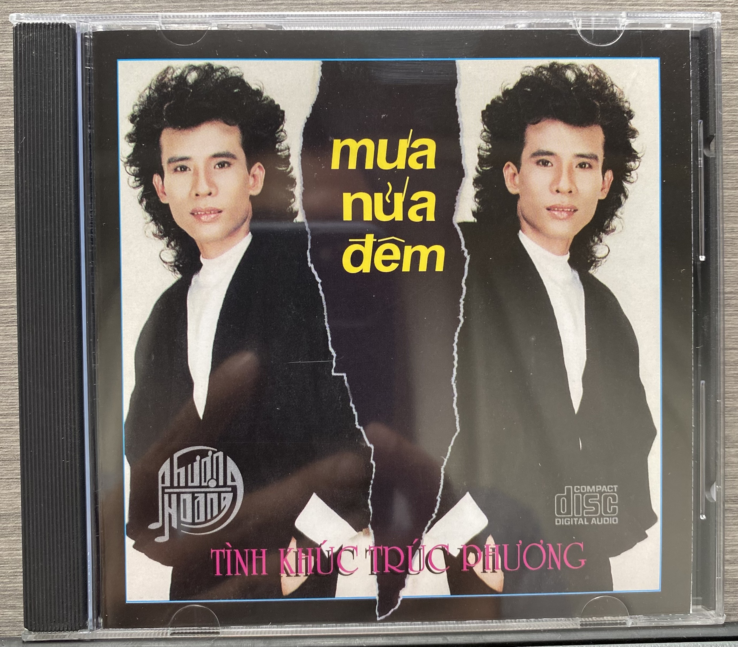 Đĩa cd tình khúc trúc phương mưa nửa đêm nhạc vàng trữ tình bolero đĩa mỹ chất lượng cao âm thanh chuẩn huy cd shop