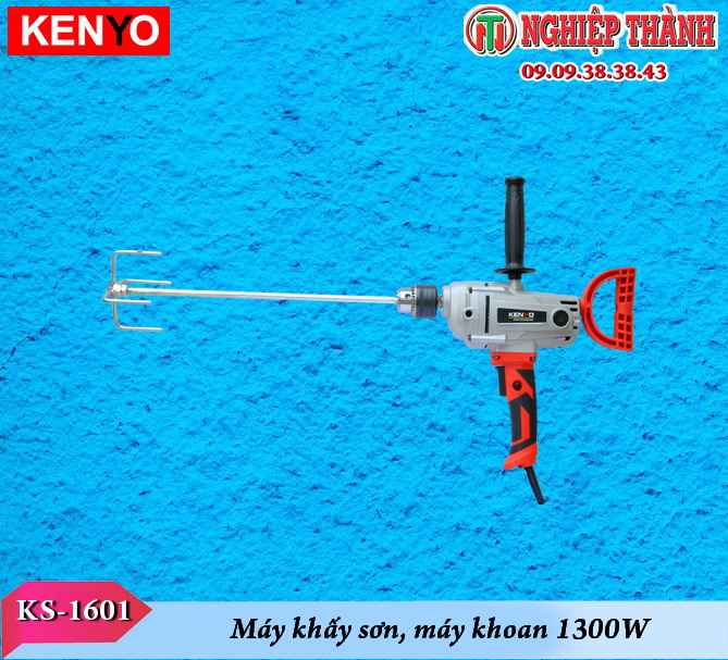 Máy khuấy sơn, máy khoan Kenyo KS-1601 (1300w)