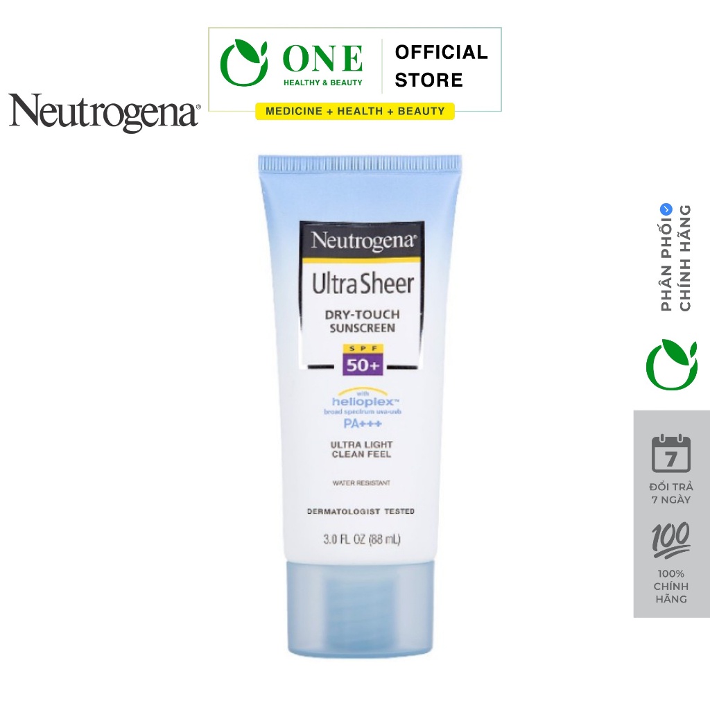 Kem chống nắng neutrogena ultra sheer spf50+ 88ml