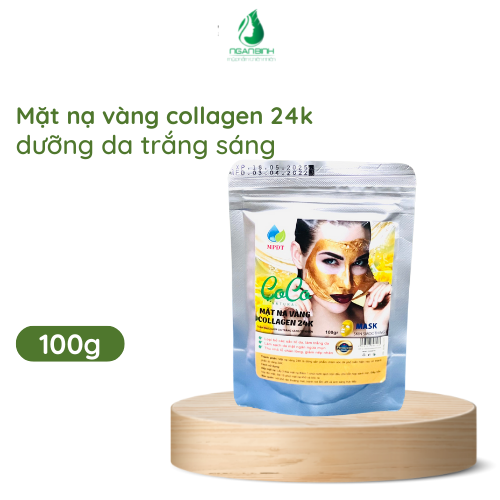 Mặt nạ vàng 24k cải thiện nếp nhăn, chống lão hóa cho da