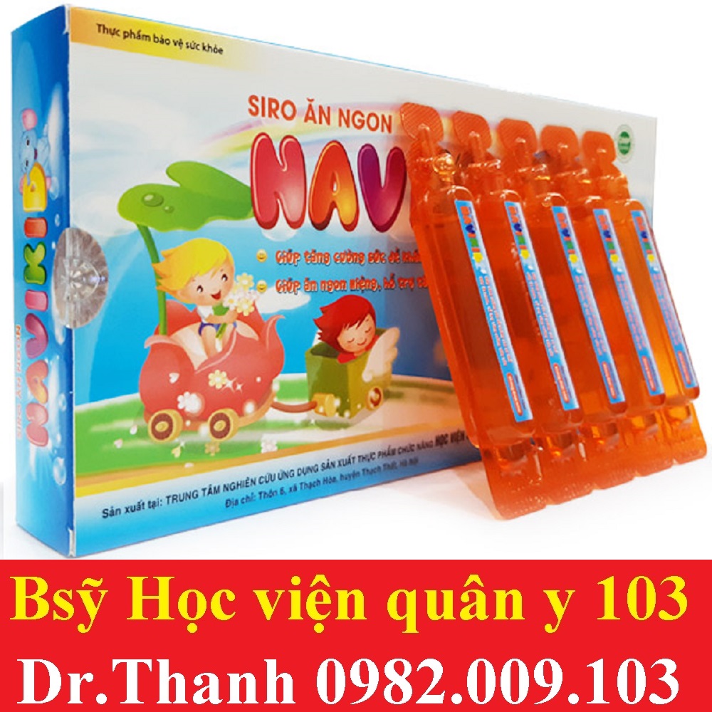 Siro ăn ngon navikid hvqy - hộp 20 ống