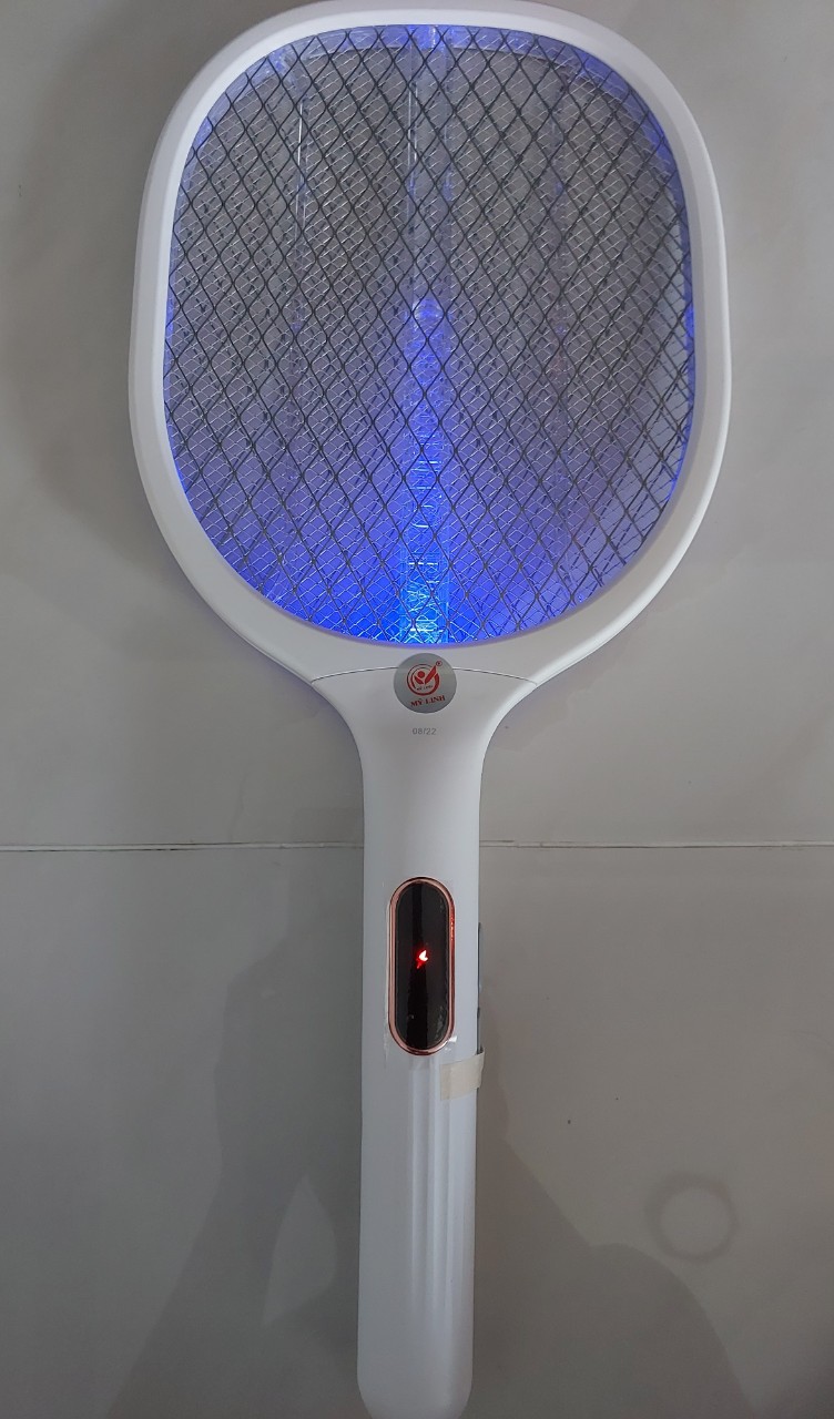 Vợt muỗi cao cấp MỸ LINH kèm đèn bắt muỗi thông minh, tiêu diệt đến 100%