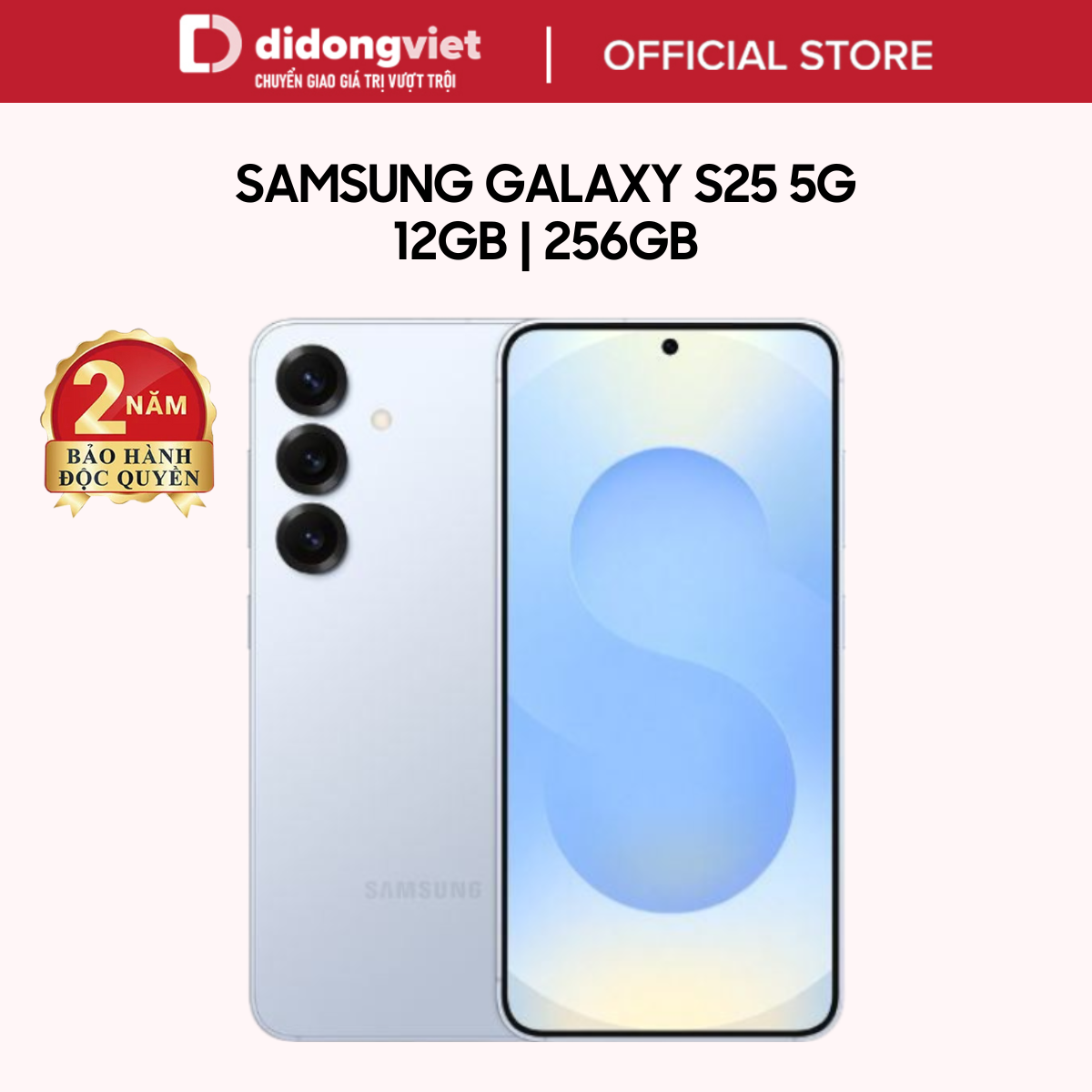 Điện thoại Samsung Galaxy S25 5G Ram 12GB | 256GB, Màn hình 6.2" - Chip Snapdragon 8 Elite - 4000mAh | Bảo hành 24 tháng Giá 20,100,000 Đồng*Miễn phí vận chuyển