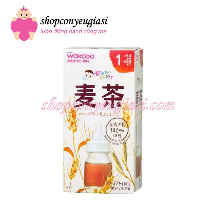 Trà wakodo cho bé từ 1 tháng tuổi - vị lúa mạch