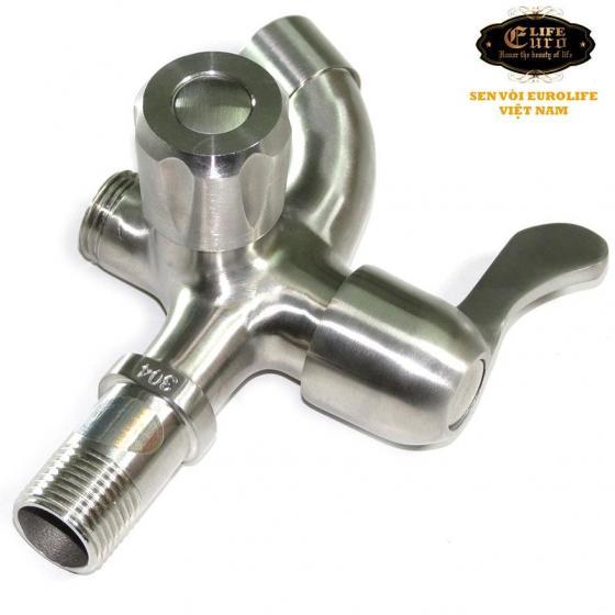 Củ sen 1 đường lạnh kết hợp vòi gạt SUS 304