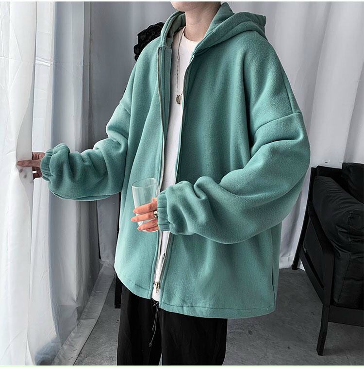 áo khoác nam nữ form rộng, hoodie nam nữ form rộng có dây kéo