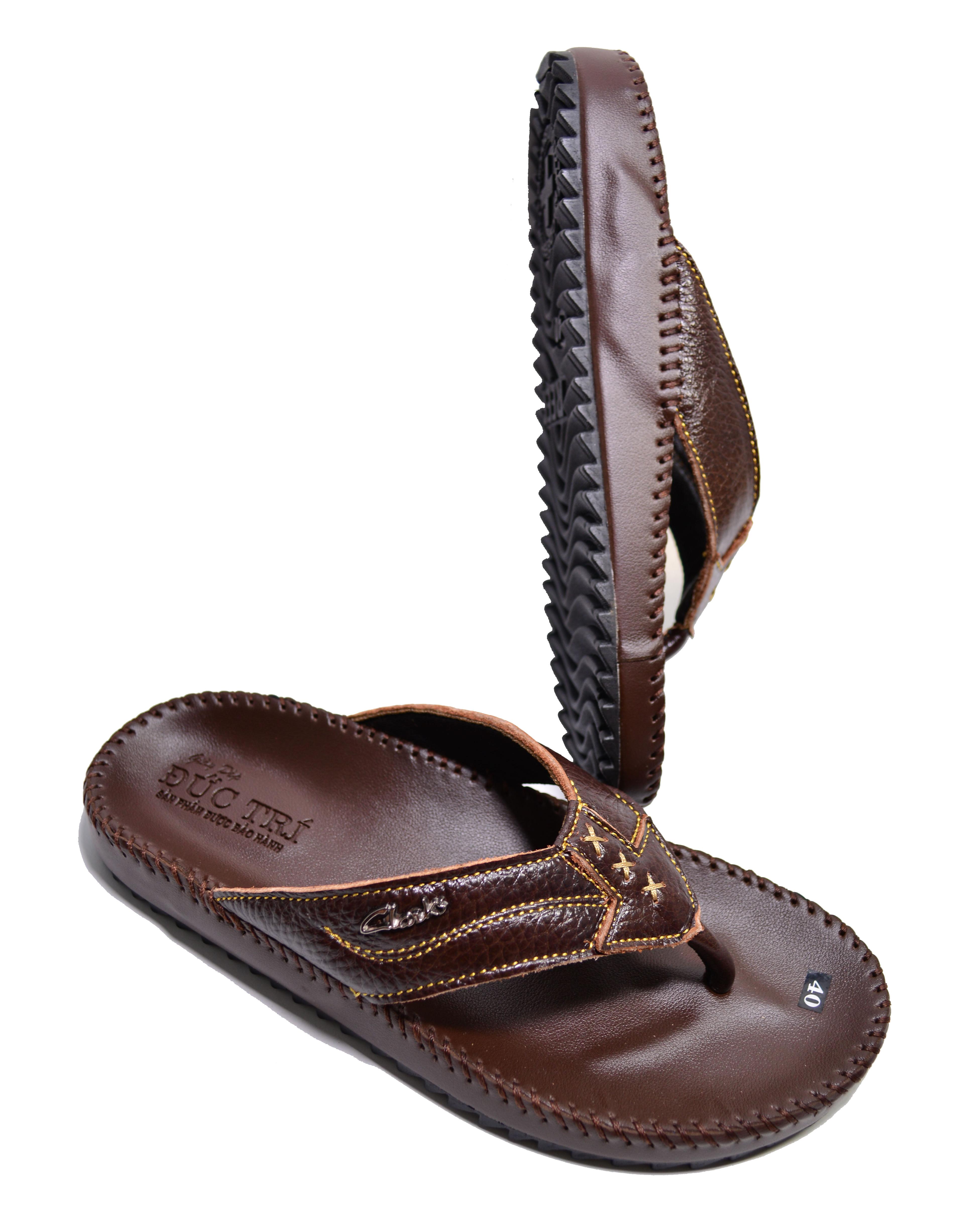 [HCM]Dép Nam Quai Kẹp Da Bò Cao Cấp Mã Số c29