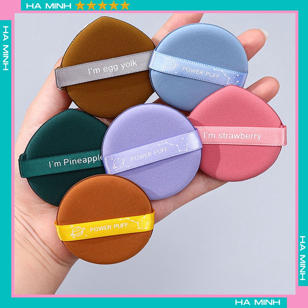 Bông mút trang điểm Air Cushion nhiều hình dáng lựa chọn, dùng tán kem nền, phấn nước, kem BB