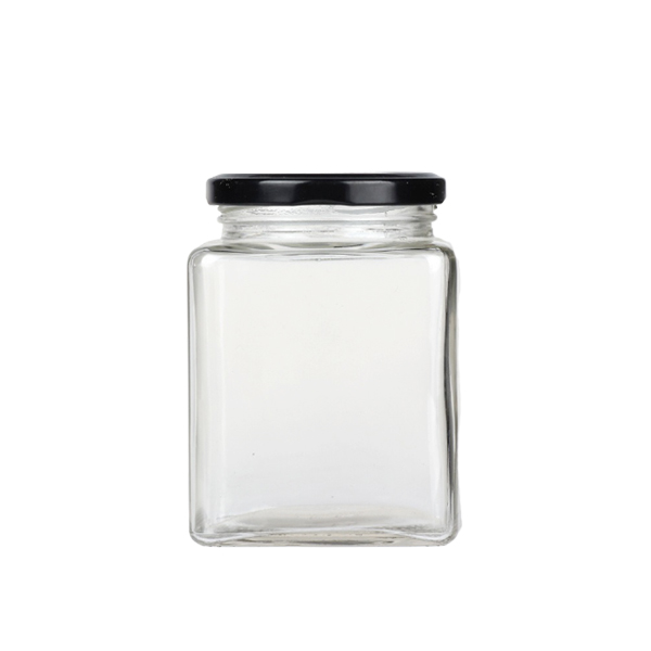 Combo 5 lọ thủy tinh vuong 500ml nắp thiếc