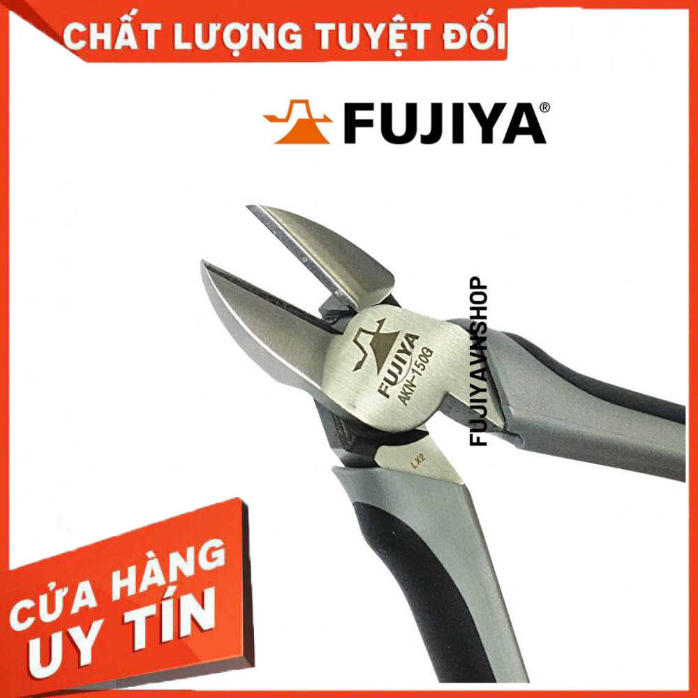 Kìm cắt chéo cường lực lệch tâm fujiya akn-150g 6"/150mm nhật bản