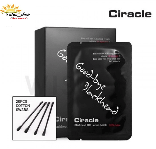 1 miếng mặt nạ đẩy mụn đầu đen ciracle goodbye blackhead