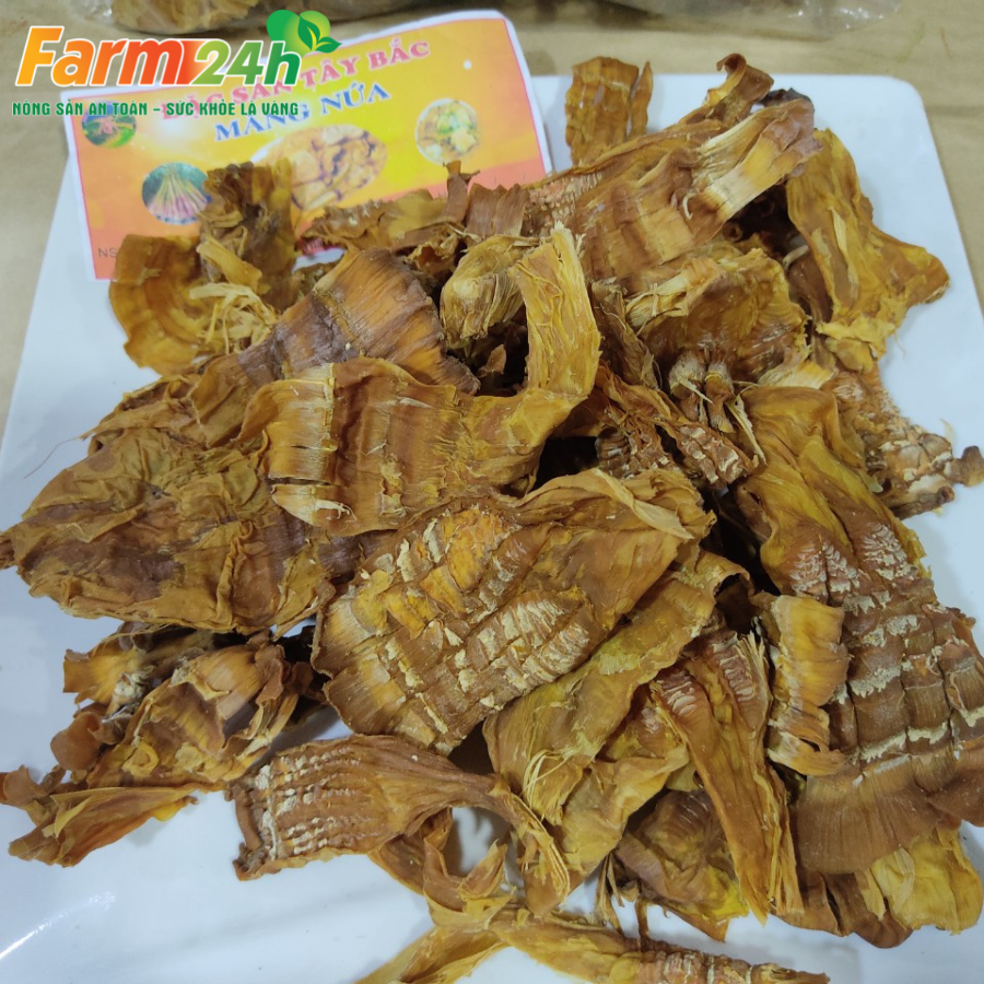 Măng nứa tép khô, đặc sản Bắc Kạn, nguyên liệu nấu ăn ngon, hàng loại 1, 100% thiên nhiên [500g - 1kg] | Farm24h