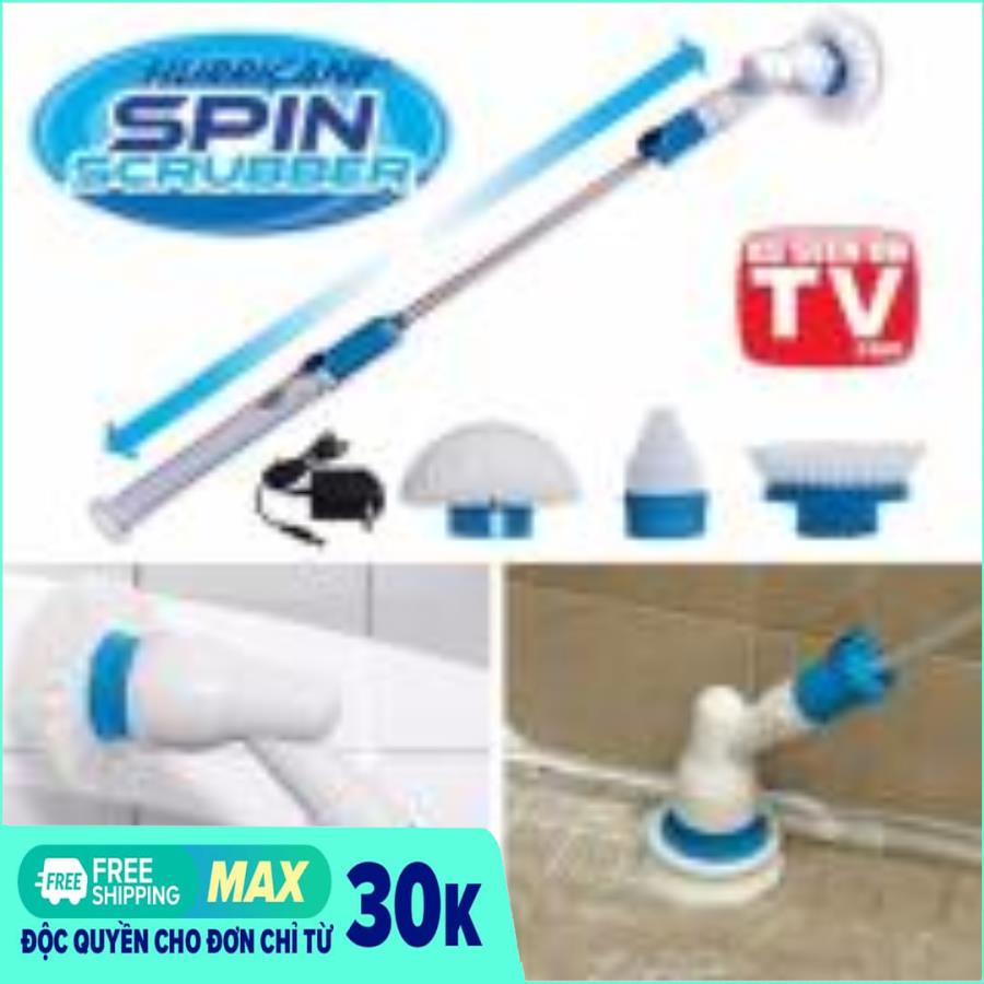 Chổi điện 3 đầu thay đổi tiện dụng Spin 300 RPM (Trắng phối xanh)