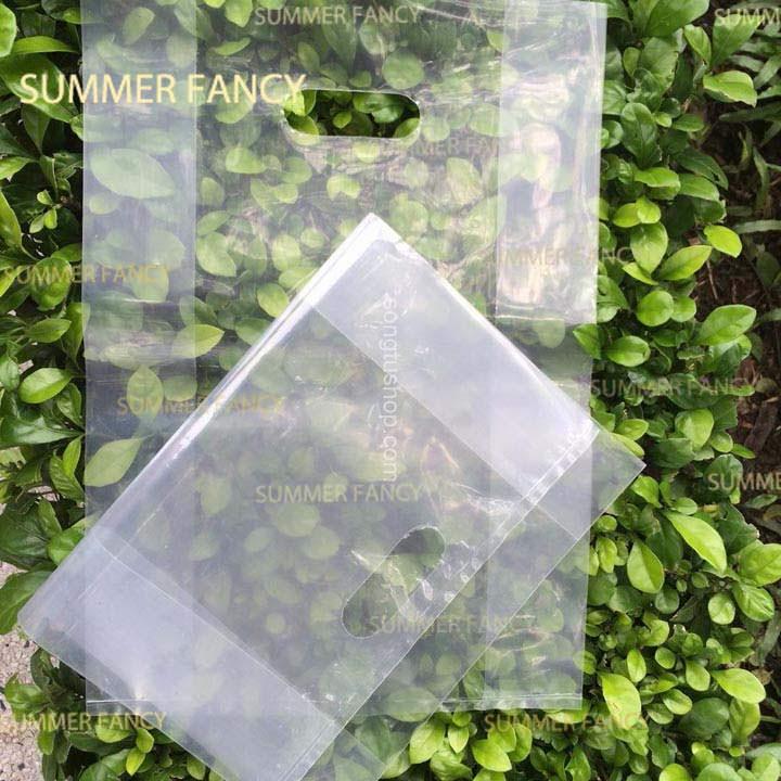 1kg túi hột xoài trong suốt đục lỗ nilong túi quà - plastic bag