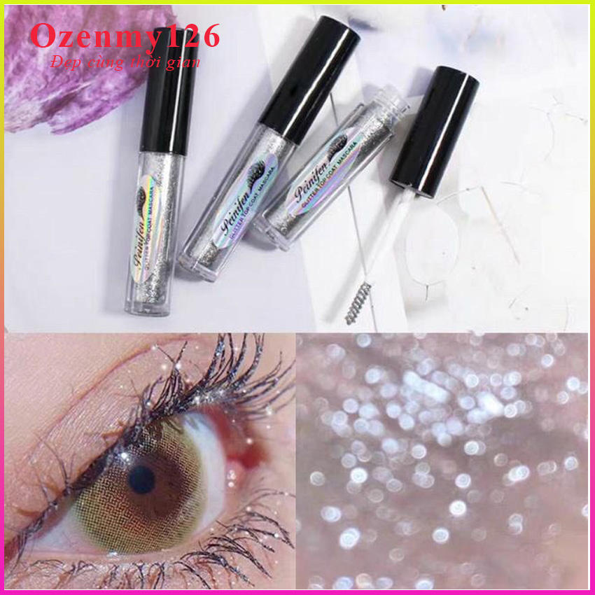[YÊU THÍCH] Mascara chuốt mi ánh nhũ kim tuyến Omega lung linh, dài, dày, cong, đẹp, không lem hot trend 2021 - Ozenmy126