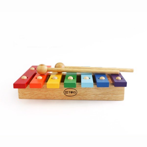 Đàn mộc cầm 7 thanh bằng gỗ winwintoys 63062