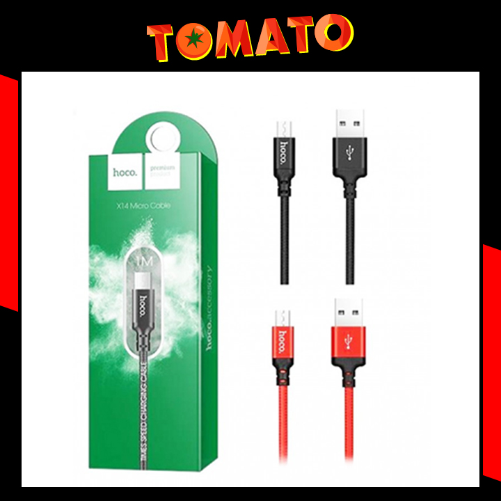 CÁP DÙ SẠC NHANH MICRO USB DÀI 1 2 MÉT HOCO X14