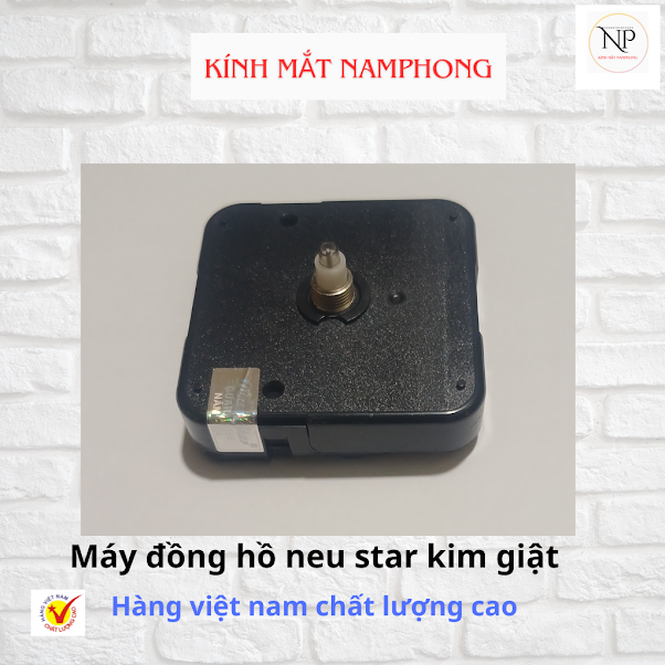 Máy đồng hồ treo tường Neu star kim giật thay thế các loại đồng hồ treo tường