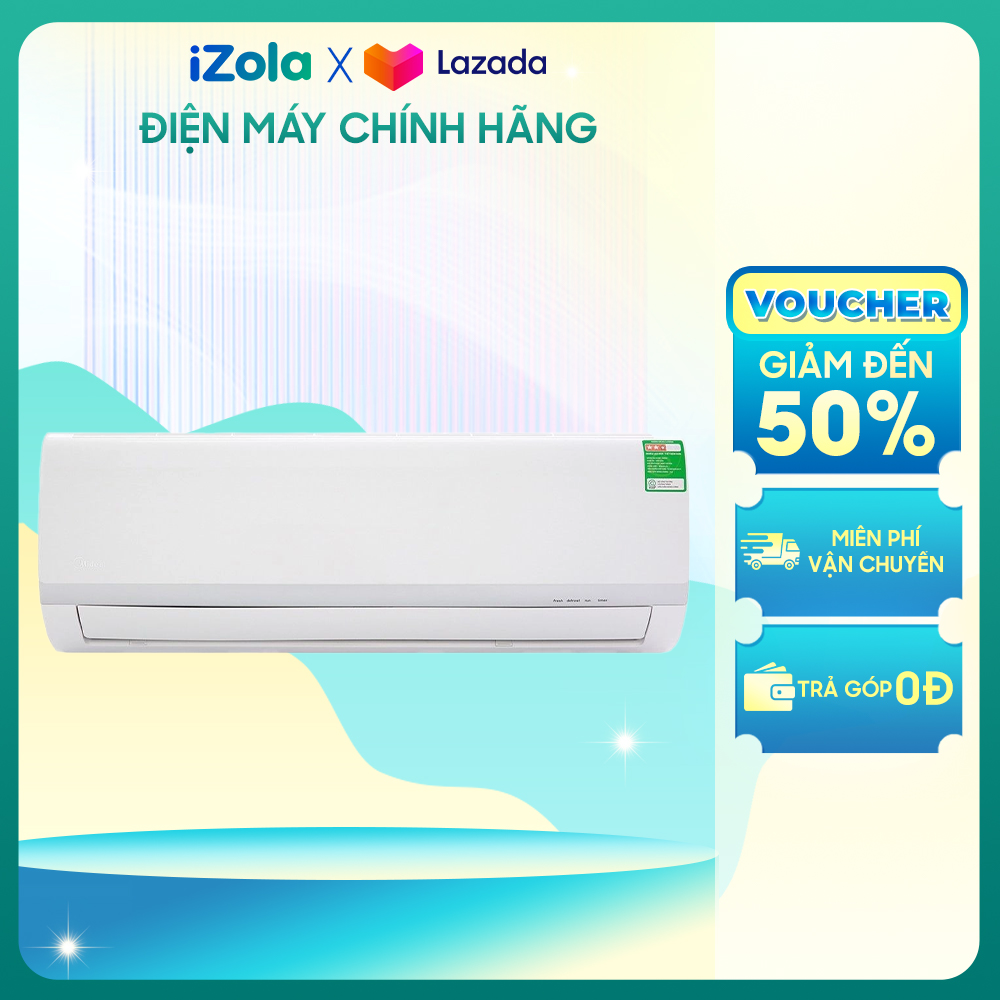 [GIAO TẠI HCM] Máy lạnh Midea 2 HP MSAFII-18CRN8 - Chức năng tự làm sạch Self Clean - Chế độ hút ẩm 