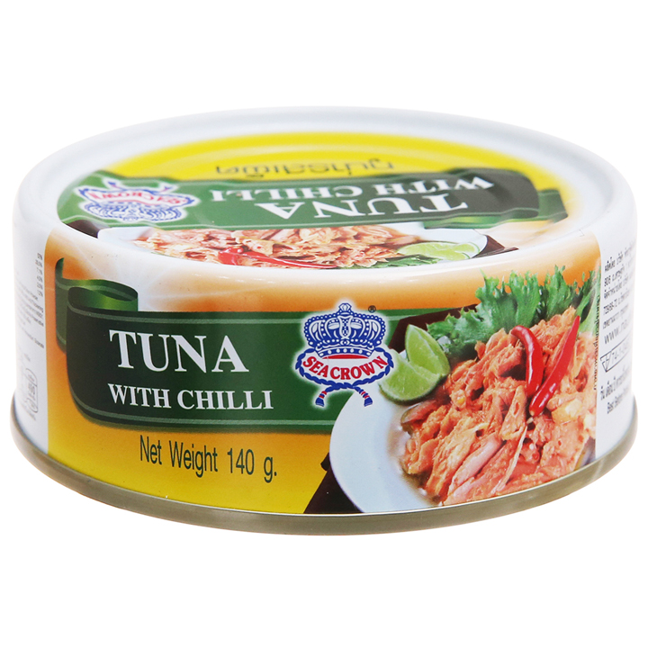 Cá ngừ sốt ớt Sea Crown hộp 140g - SibMart - SM0455