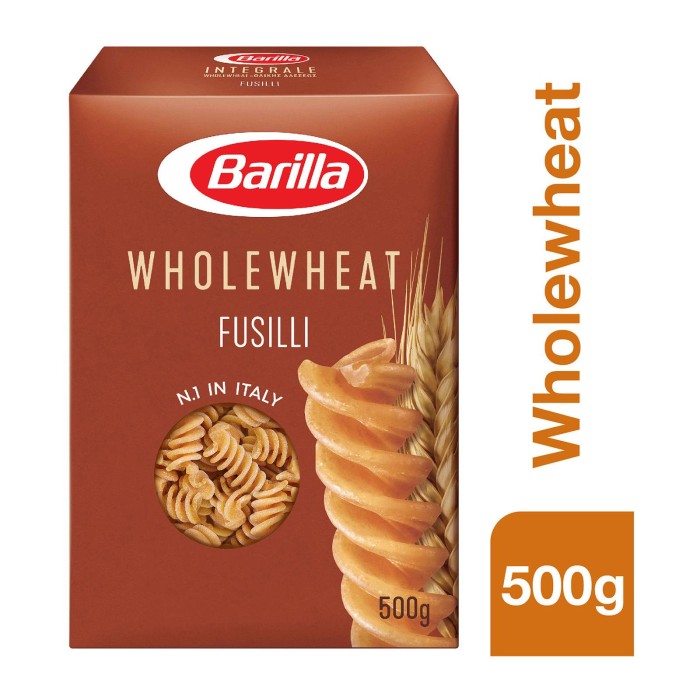 Nui Xoắn Barilla Nguyên Cám – Integrale Fusilli 500g - Barilla FUSILLI Whole Wheat Pasta – Nhập Khẩu Chính Hãng Ý