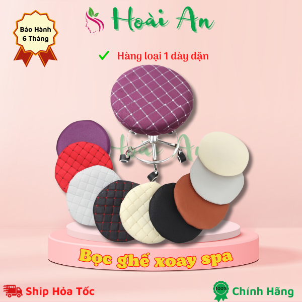 Bọc ghế xoay spa 3 lớp loại đẹp | Bọc ghế múi xoay, ghế thường spa