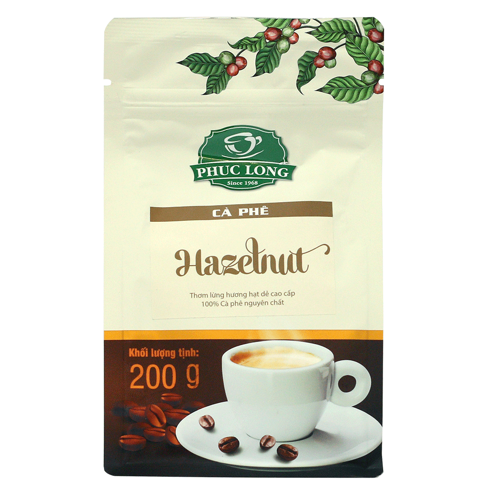 Cà phê hazelnut 200g - phúc long coffee & tea